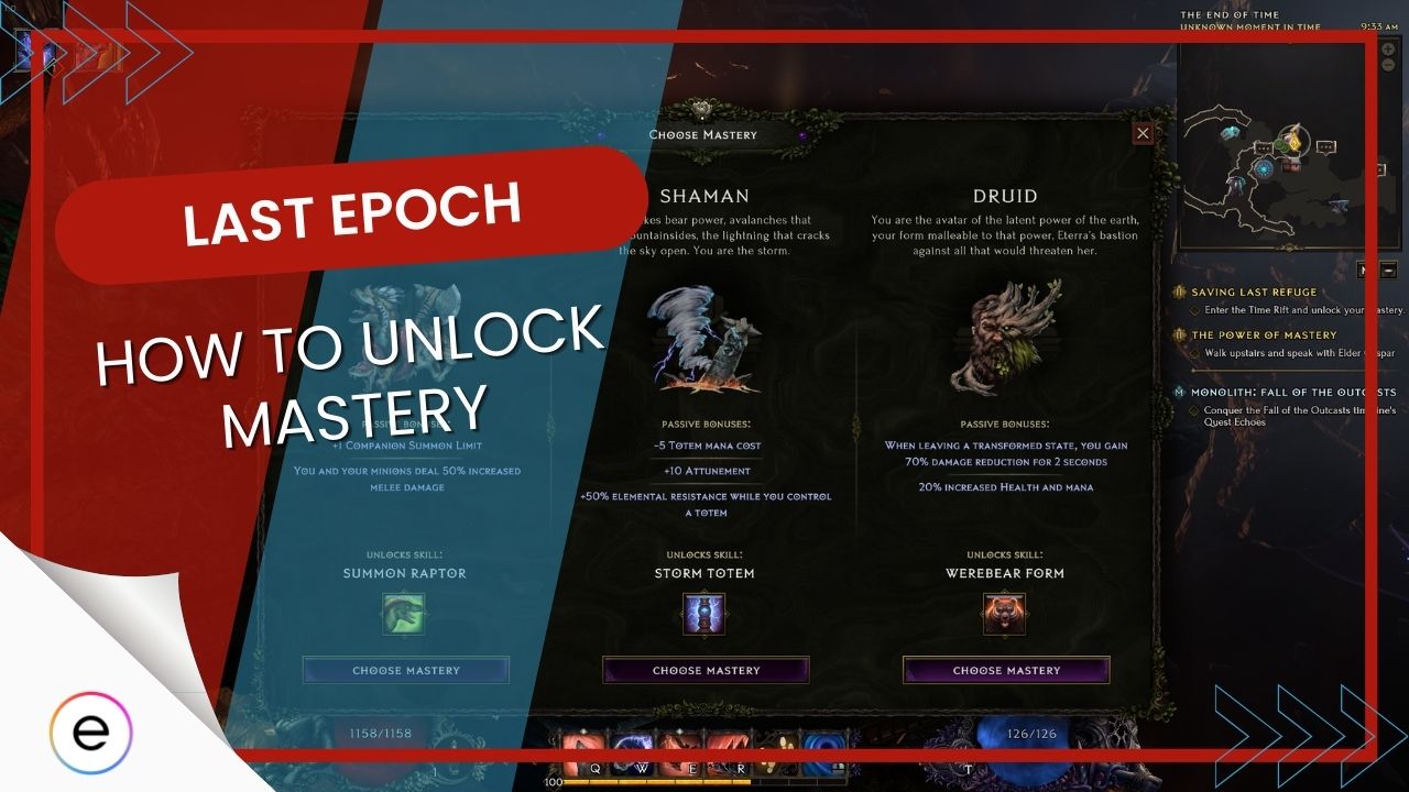 Last Epoch How To Unlock Mastery [Easy Steps]