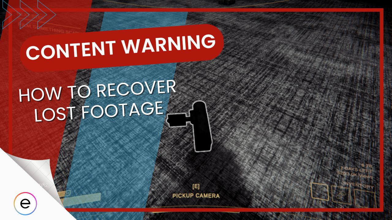 Content Warning How To Recover Lost Footage [Our Tips]
