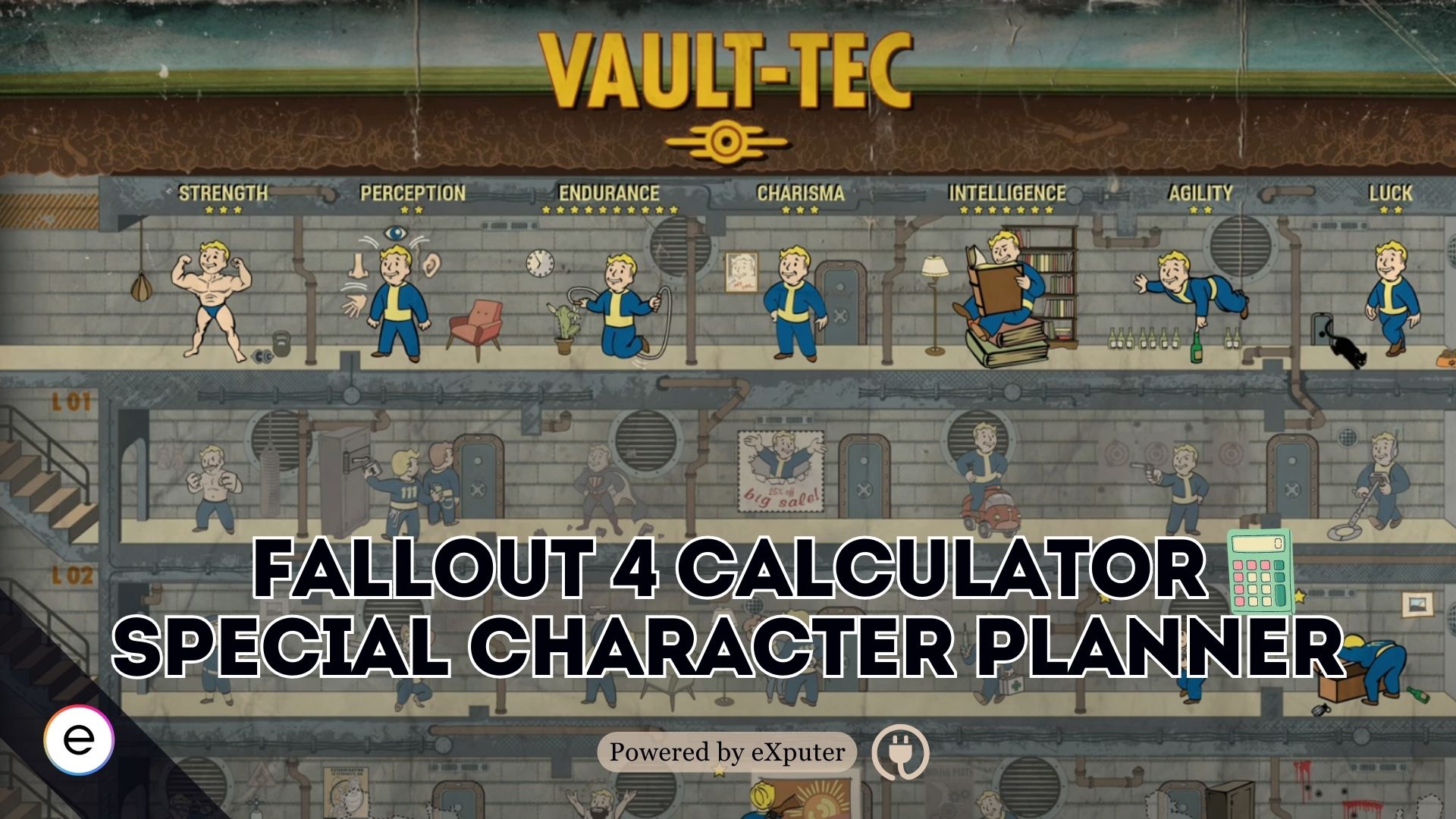 Fallout 4 Calculator SPECIAL Character Planner