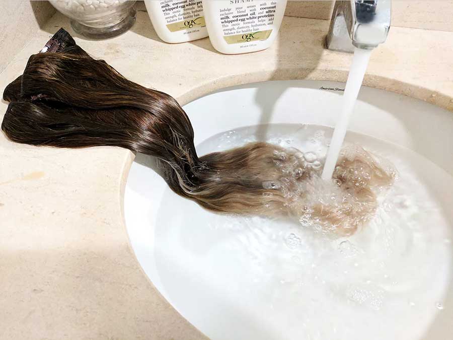 ¿Cómo lavar tus extensiones?