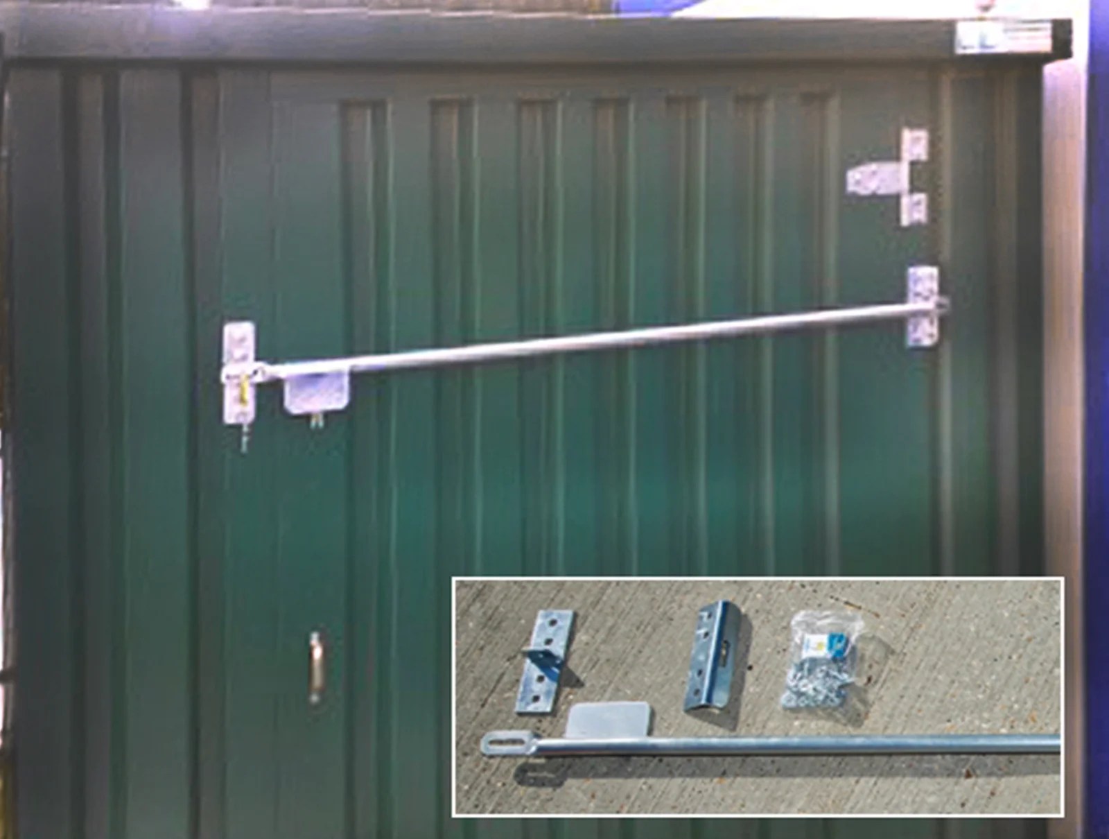 Locking Bar Flat Pack Containers, Cabins, Portable Storage