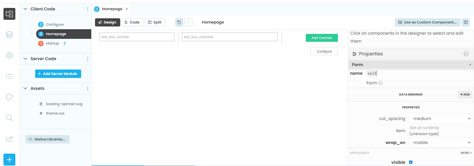 Chapter 2 Capturing Overrides — trexjacket documentation