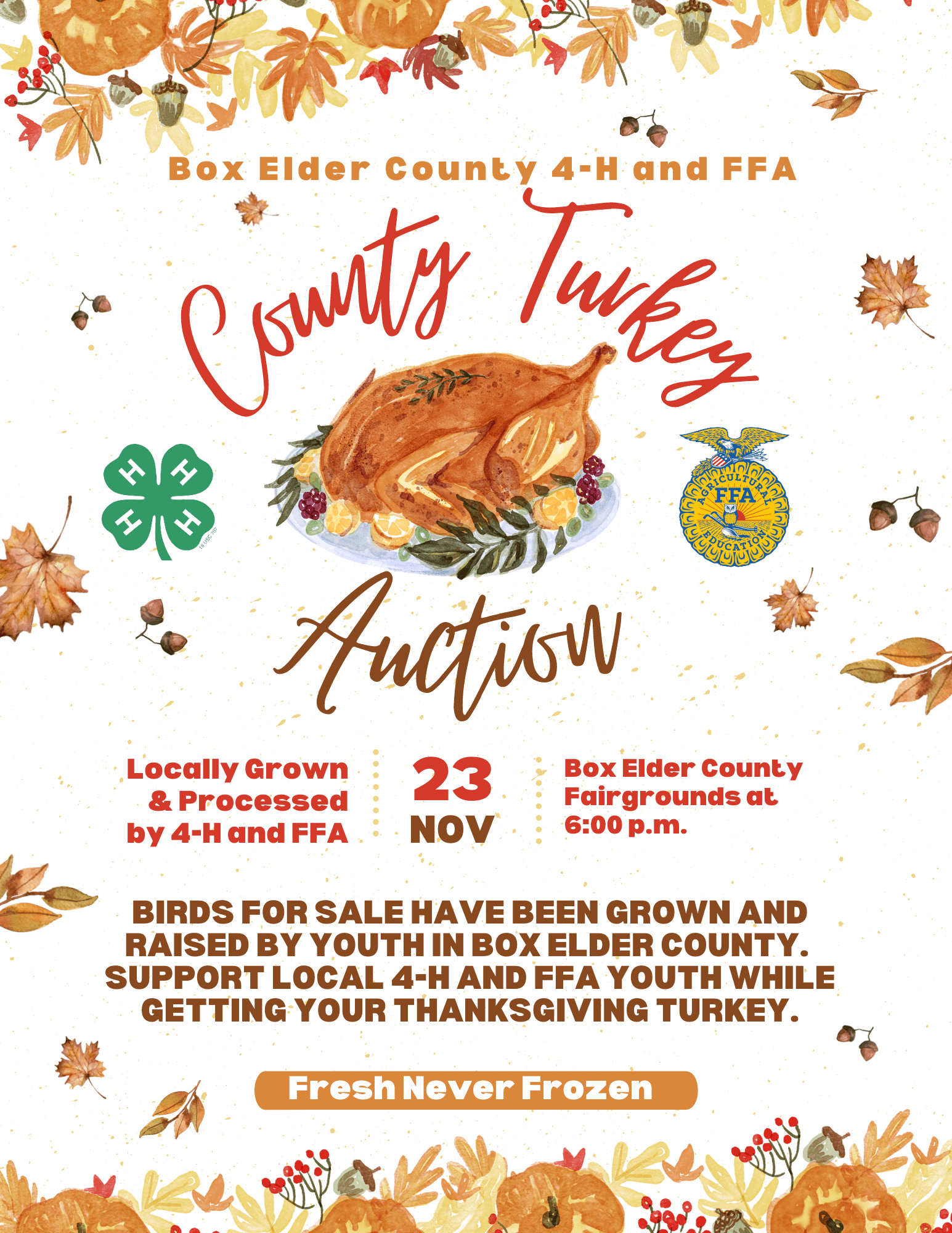 Utah Junior Turkey Show USU