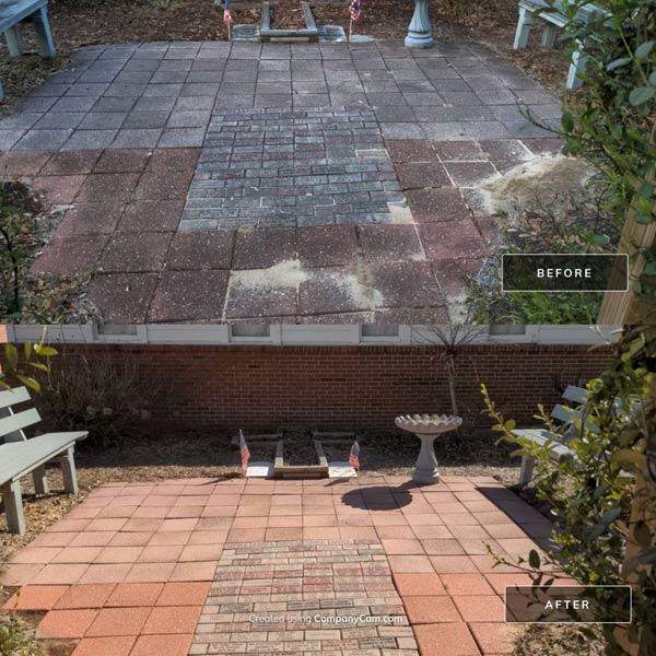 Exterior Wash Experts Pensacola, FL Paver Cleaning