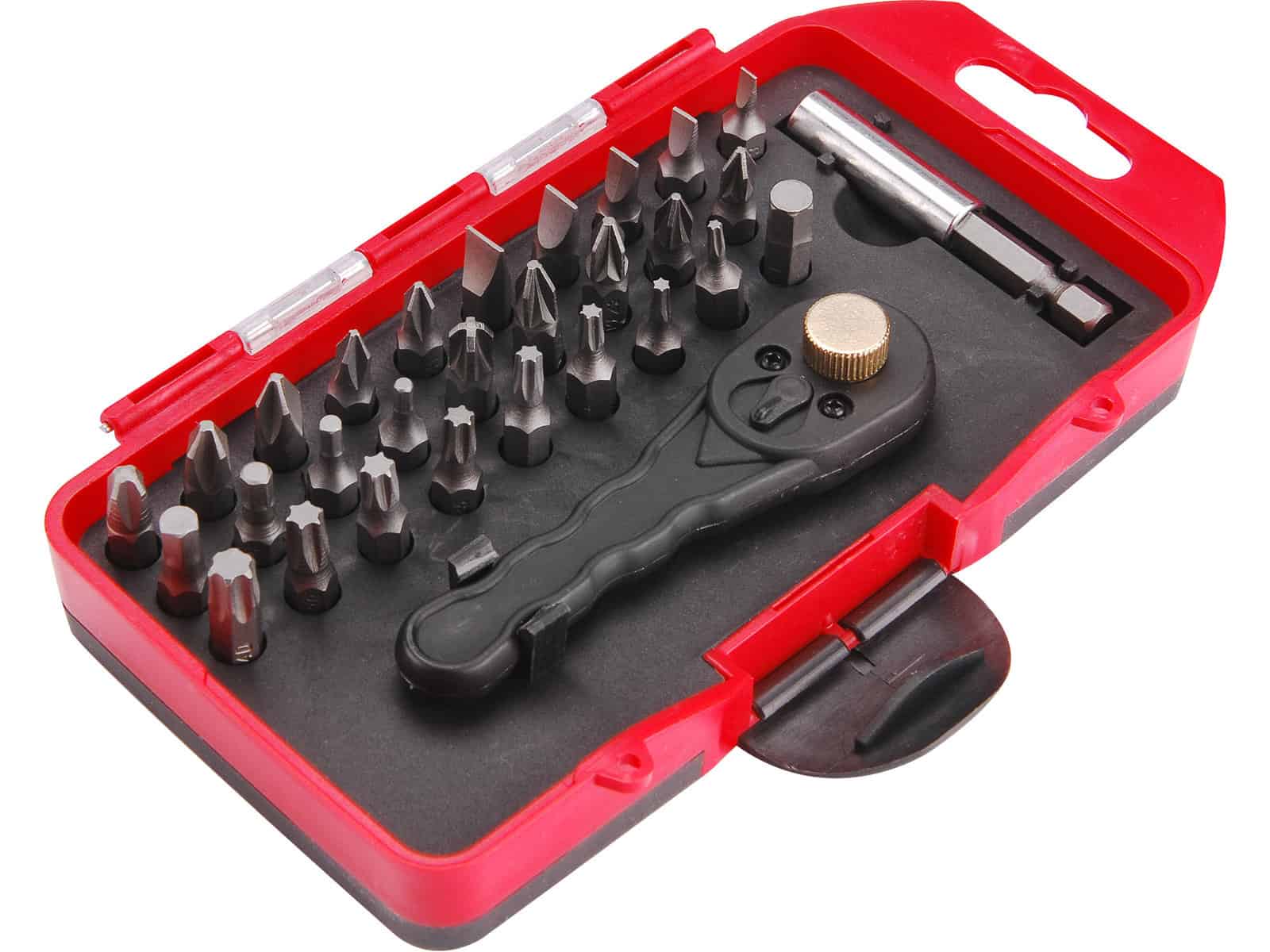 Ratchet Set, with Bits, 30 Pcs - EXTOL