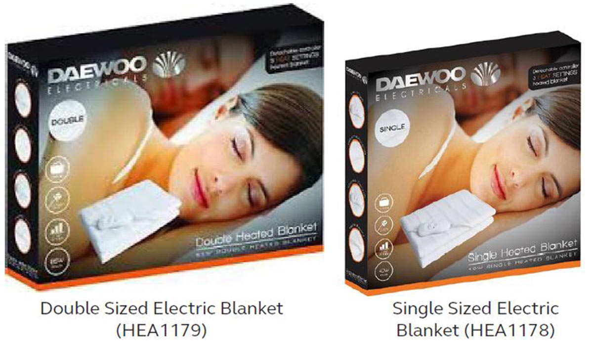 Safety alert SuperValu and Centra recall electric blankets due to fire