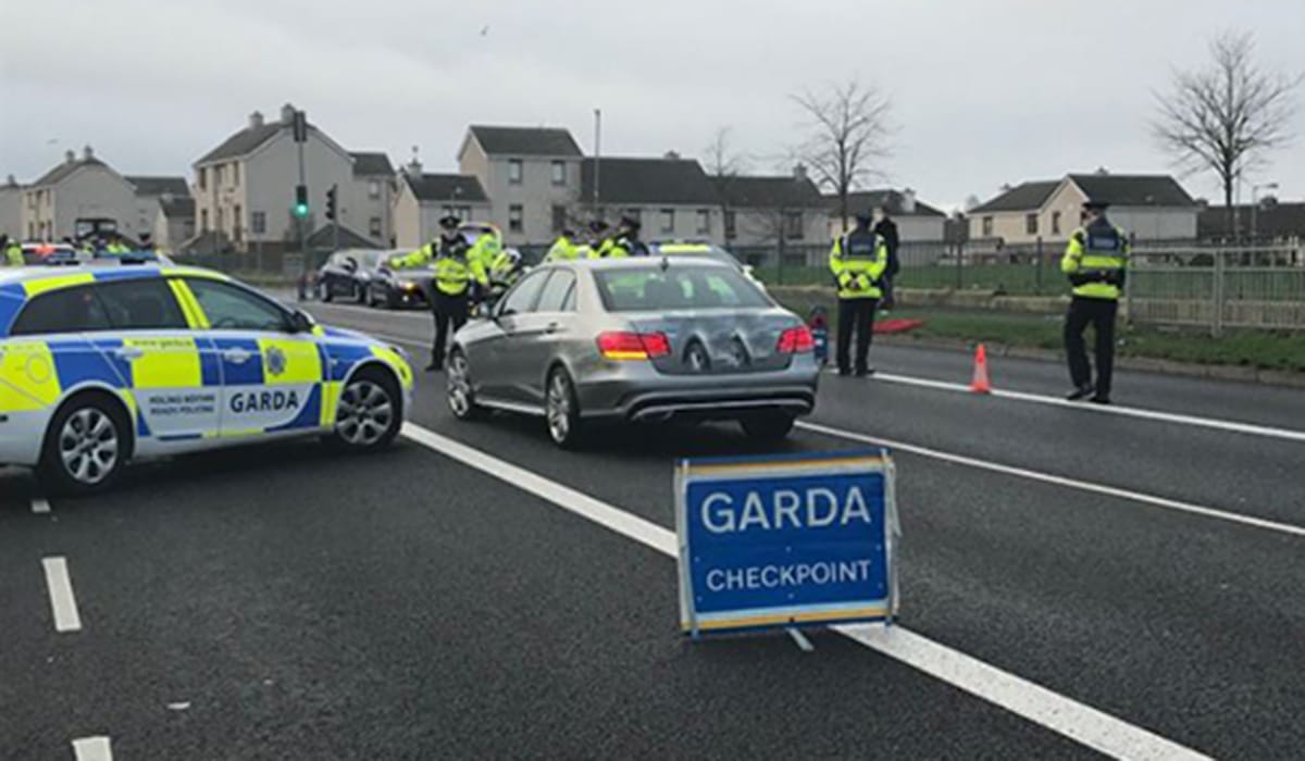 Gardai test 161 drivers for drink and drugs at major Dublin checkpoint