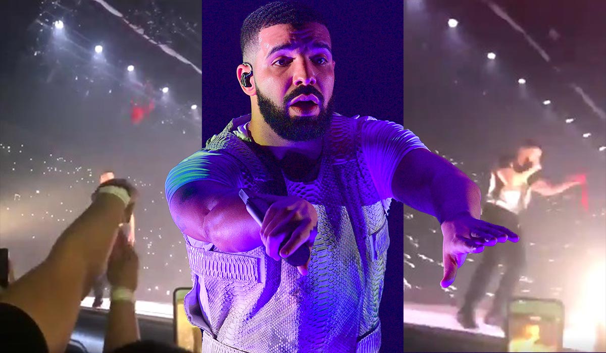 Will Drake catch an Irish girl's bra during his concert like he did