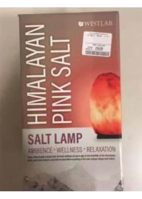 TK Maxx and Homesense recall Himalayan salt lamp over electric shock