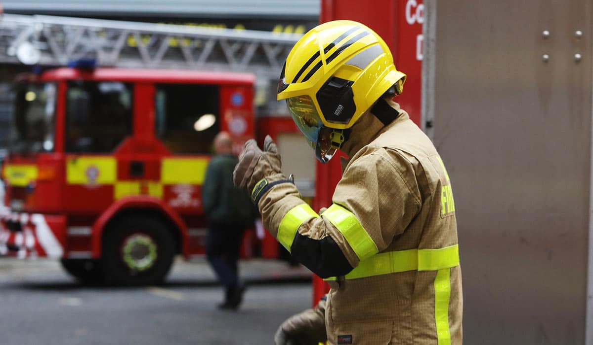 Firefighters rescue Toby the Dog from house fire on busy night in