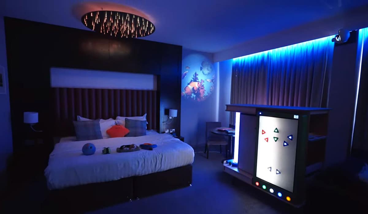 Watch The Radisson Blu opens first 'sensory hotel room' in Ireland for