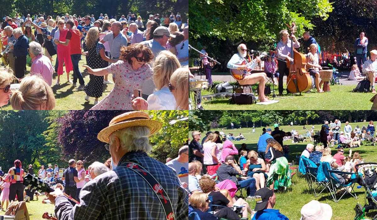 'The whole park is jiving' Sunshine hits St Annes as crowds dance