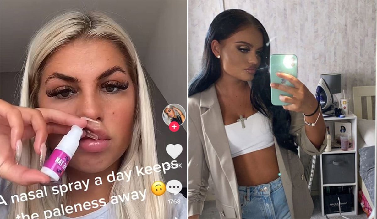 Tanobsessed teens targeted on TikTok with banned nasal spray to darken