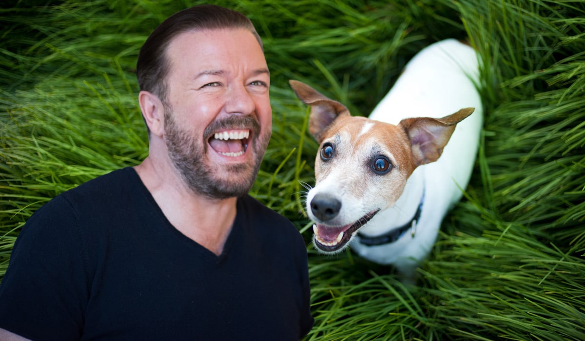 Ricky Gervais Joins Campaign To Save Retired Garda's Dog