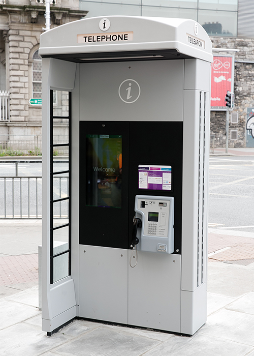 Just over 500 calls made on Dublin's digital phone boxes in three years