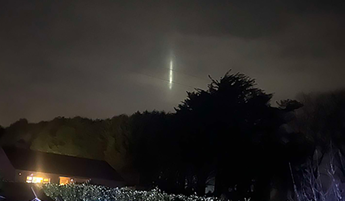 Wexford locals bewildered by 'strange light' in night sky
