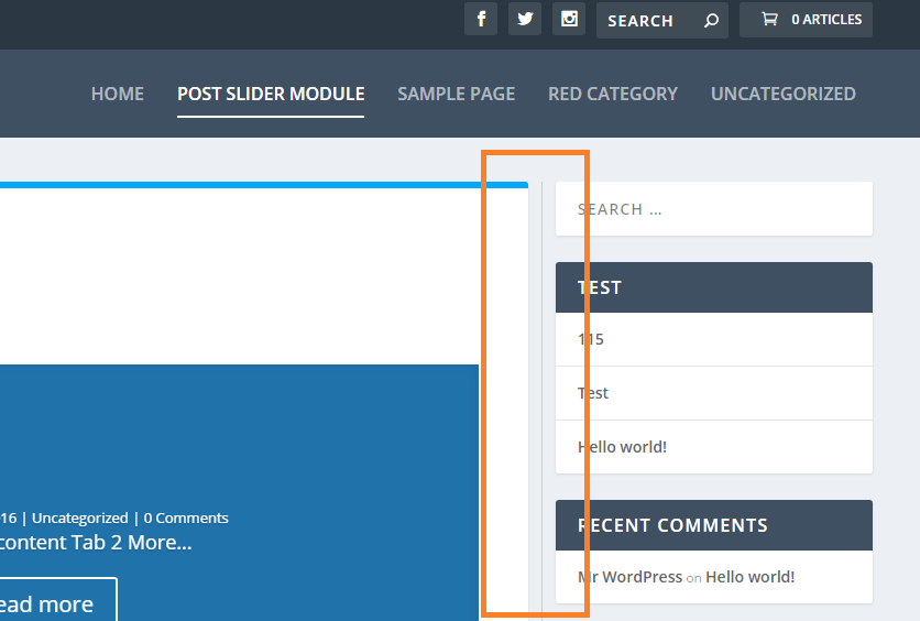 Adding a Sidebar Dividing Line Extra Booster
