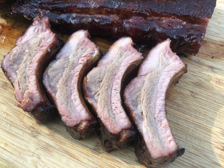 Hot and Fast Baby Back Ribs on a Pellet Grill {Three Hours