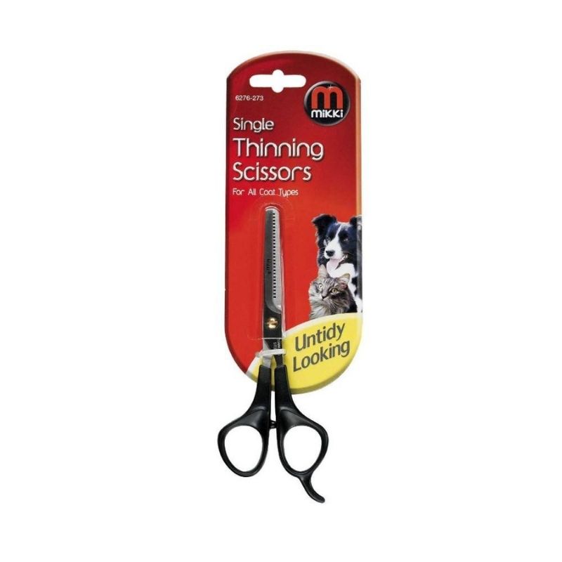 Mikki Single Thinning Scissors for All Coats The Extrapawdinary Pet Co