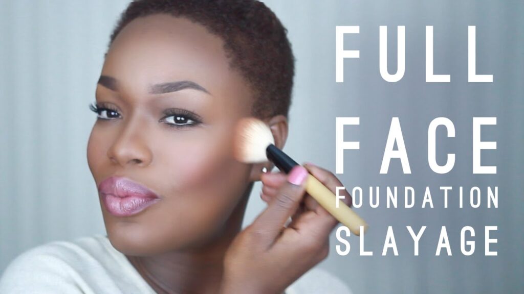 Full Face Dark Skin Foundation Tutorial Talk Through