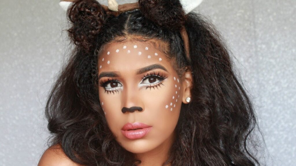 Easy Deer Makeup Tutorial Halloween 2016 EXTRASHADE