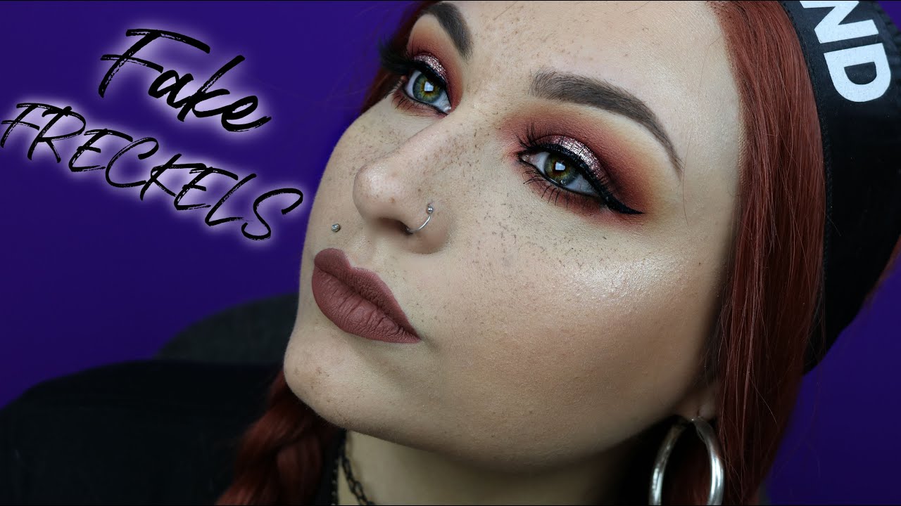 How To Do Realistic Freckles Super Easy Fake Freckles