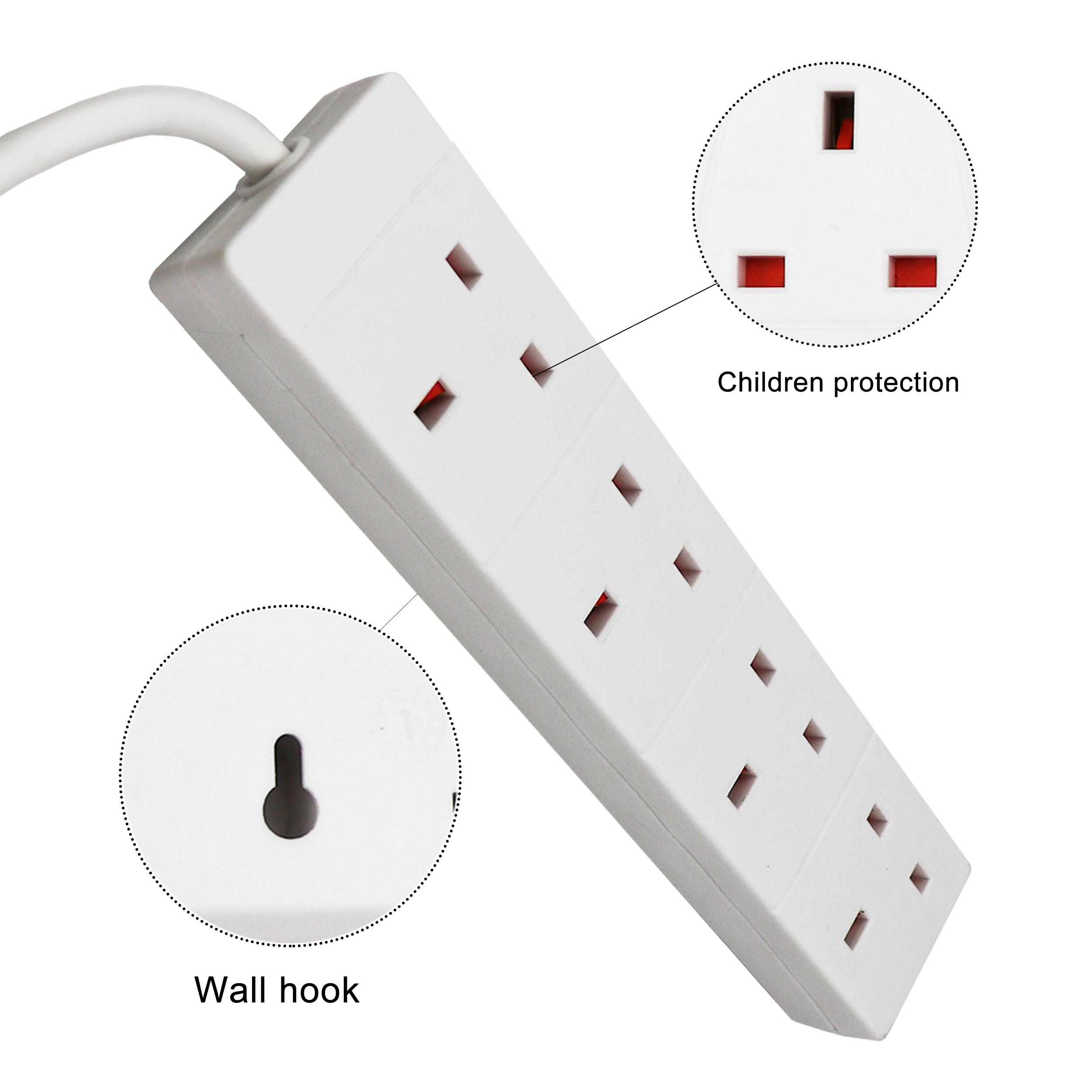 4 Gang Extension Lead 10M ExtraStar Electrical UK