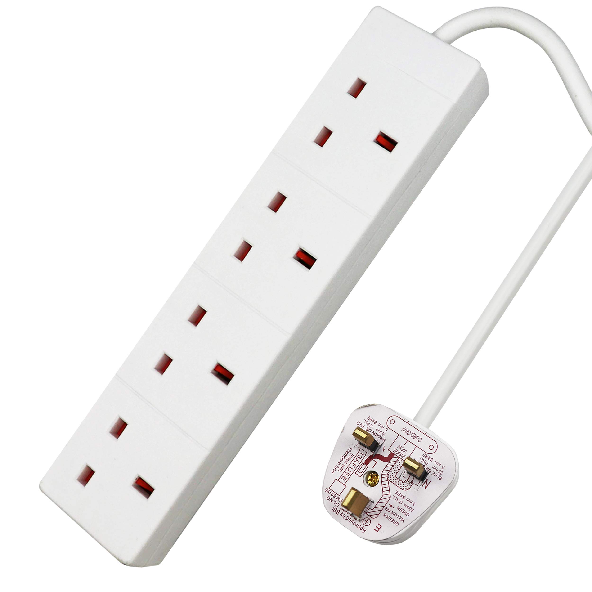 4 Gang Extension Lead 10M ExtraStar Electrical UK