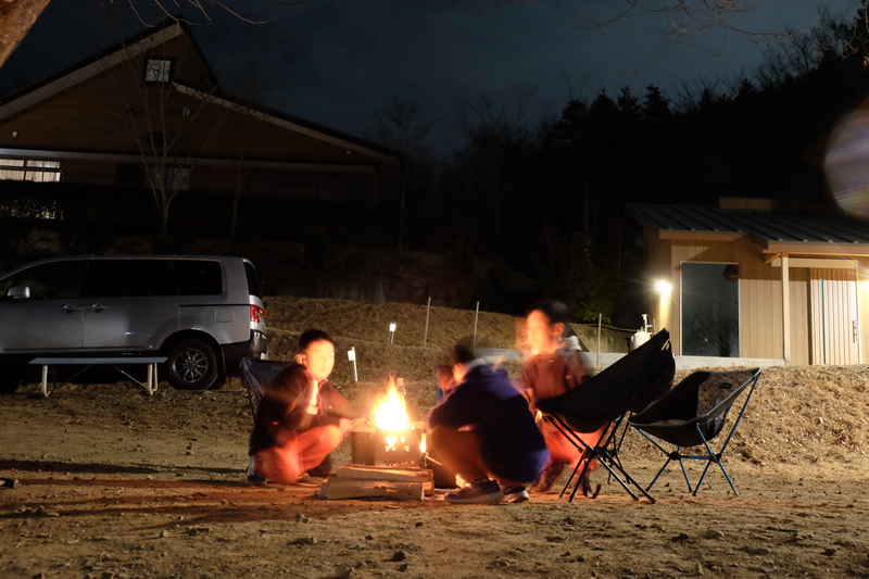 創作の森おびなで貸し切りキャンプ Extreme Freak