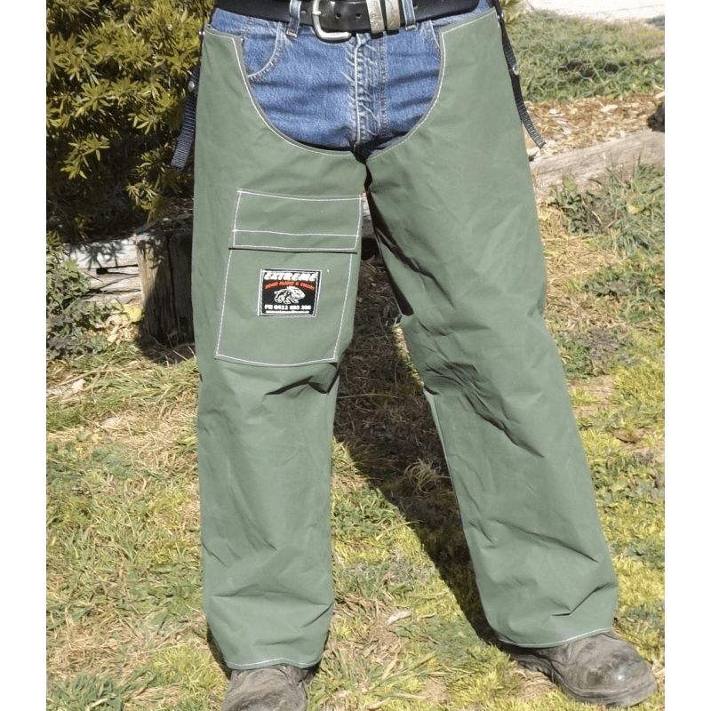Canvas Chaps For Blackberries And Burrs