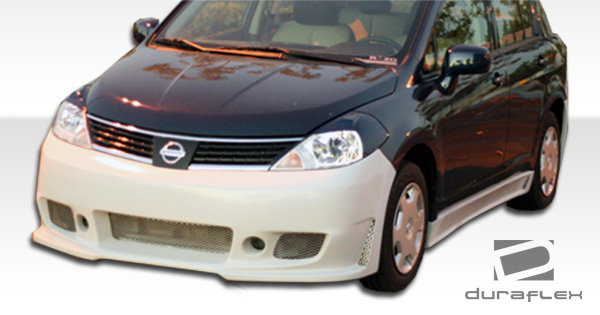 2008 Nissan Versa Fiberglass+ Sideskirts Body Kit - 2007-2012 Nissan