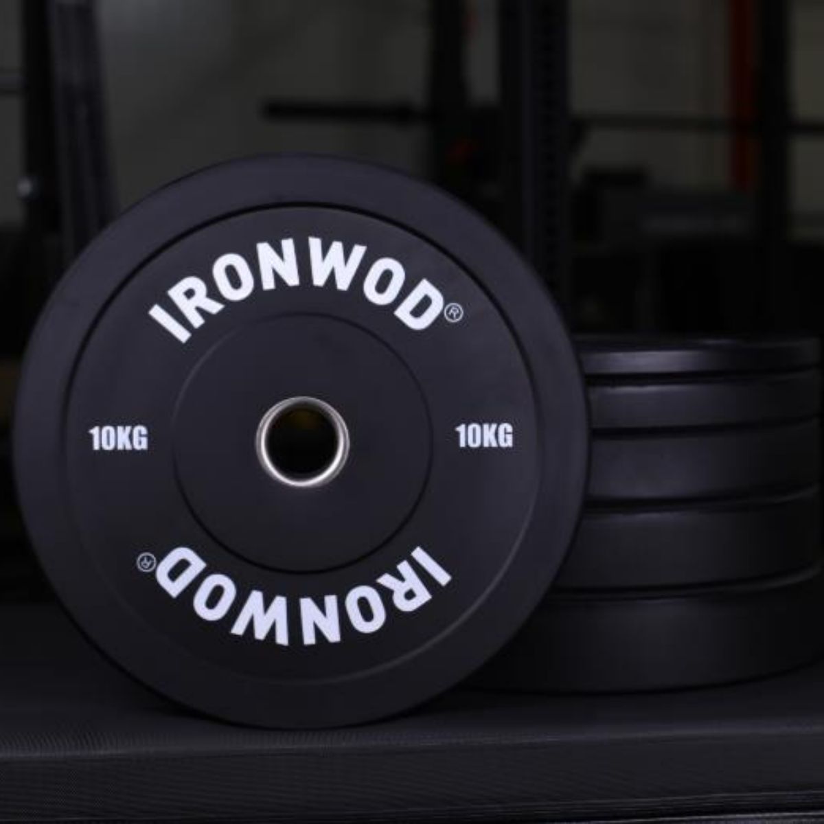 IRONWOD BLACK RUBBER BUMPER PLATES Extreme Fitness