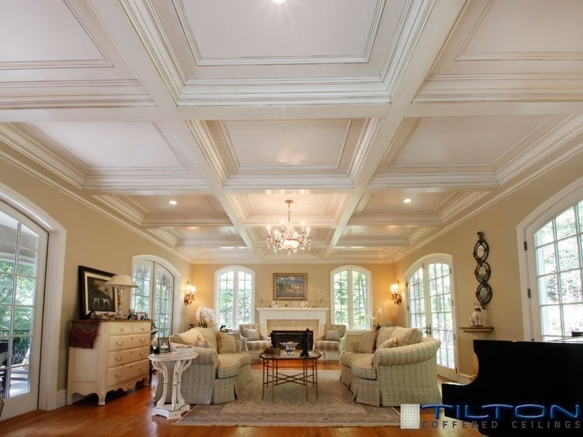 Coffered Ceilings Made of Durable Polyurethane Extreme How To