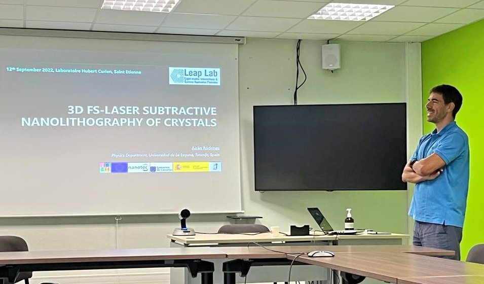 Visit to the Laboratoire Hubert Curien (France) Lightmatter