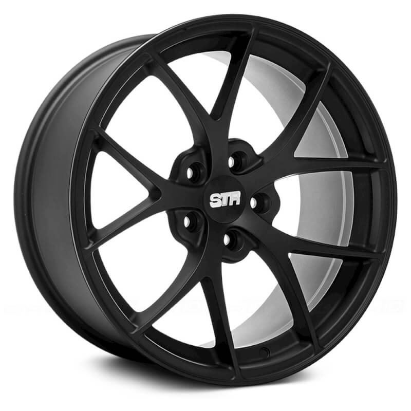 STR Racing 609 Matte Black 18x9.5 (+15) 5x120 eBay