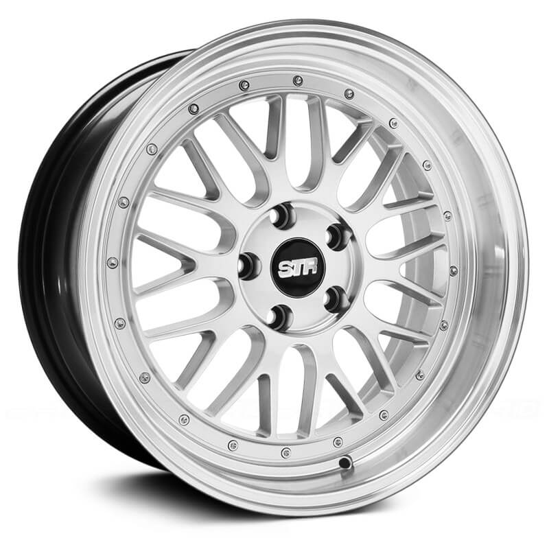 STR Racing 601 Hyper Silver with Machined Lip