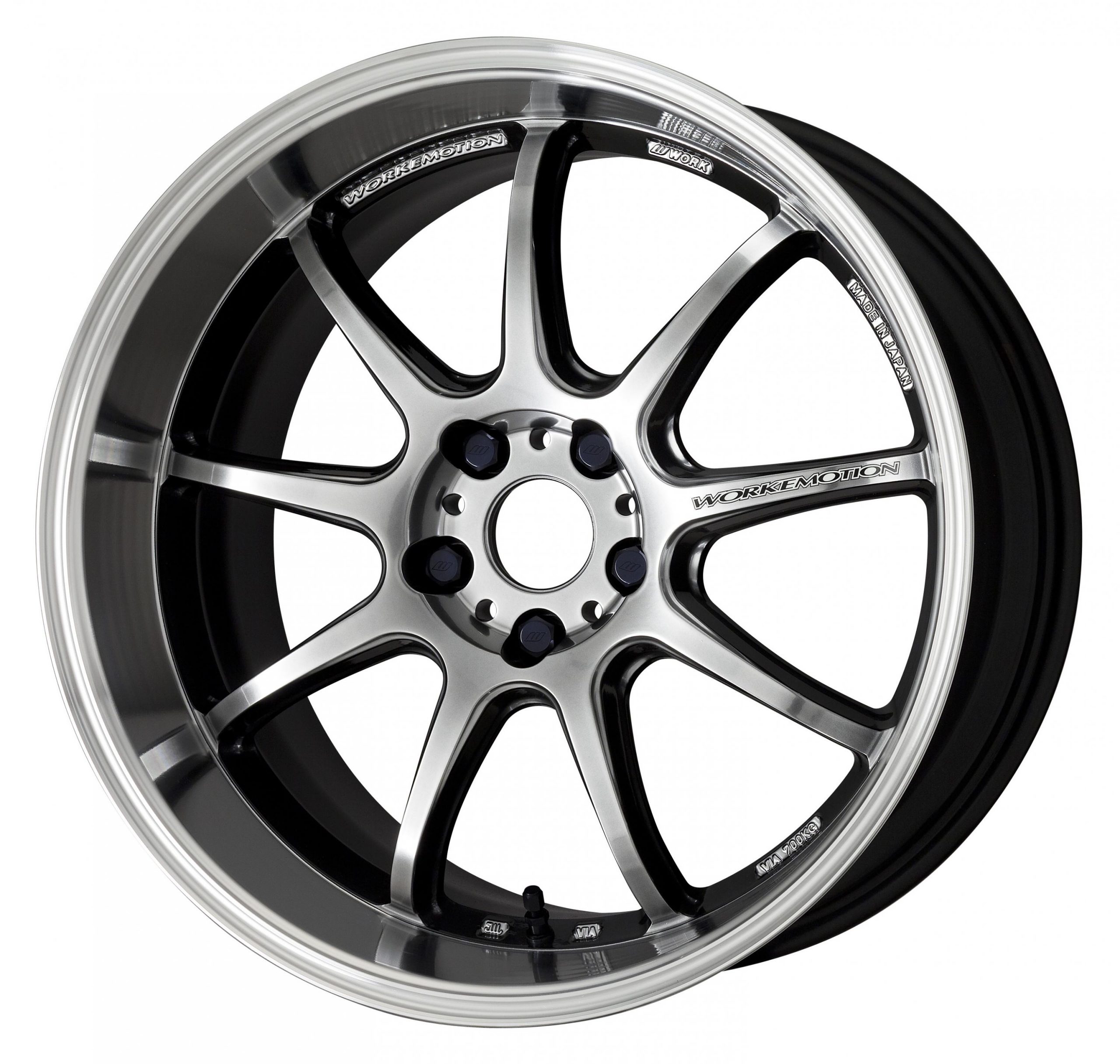 Work Emotion D9R GT Silver Rim Cut Lowest Prices Extreme Wheels