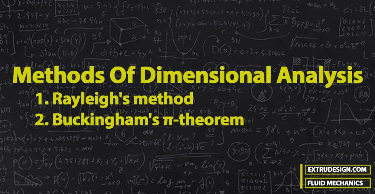 What are the Methods Of Dimensional Analysis? ExtruDesign