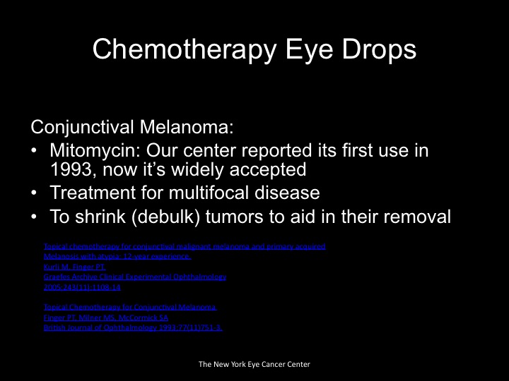 Chemotherapy Eye Drops » New York Eye Cancer Center