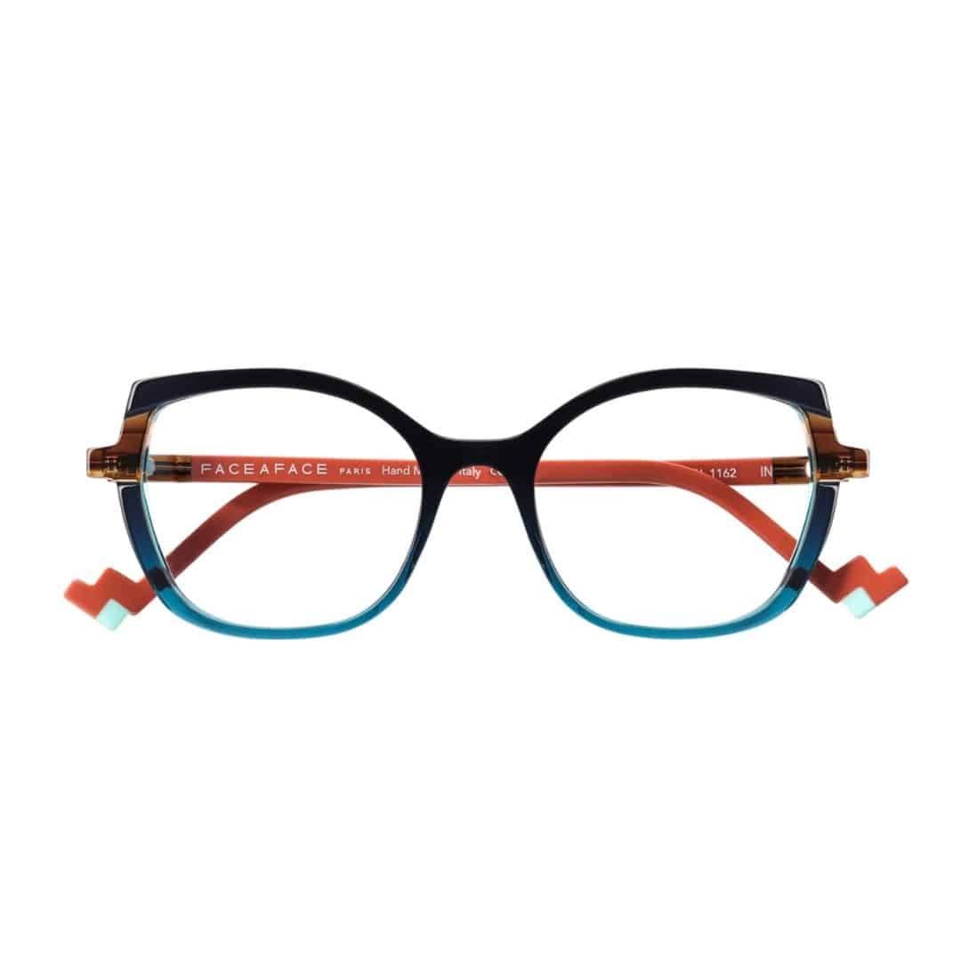 Face a Face Bocca Tweet 1 Violet Teal Ombre Frame Eye Candy Opticians
