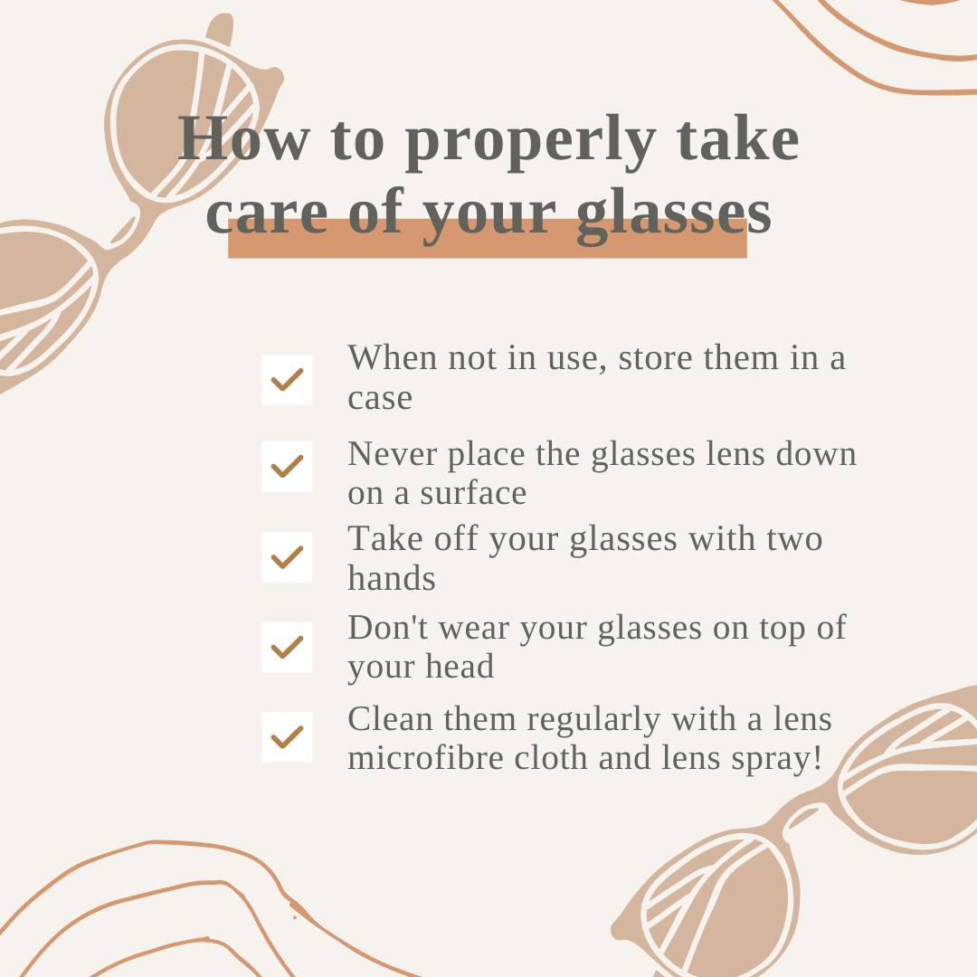 Caring for your glasses Eyecare Network