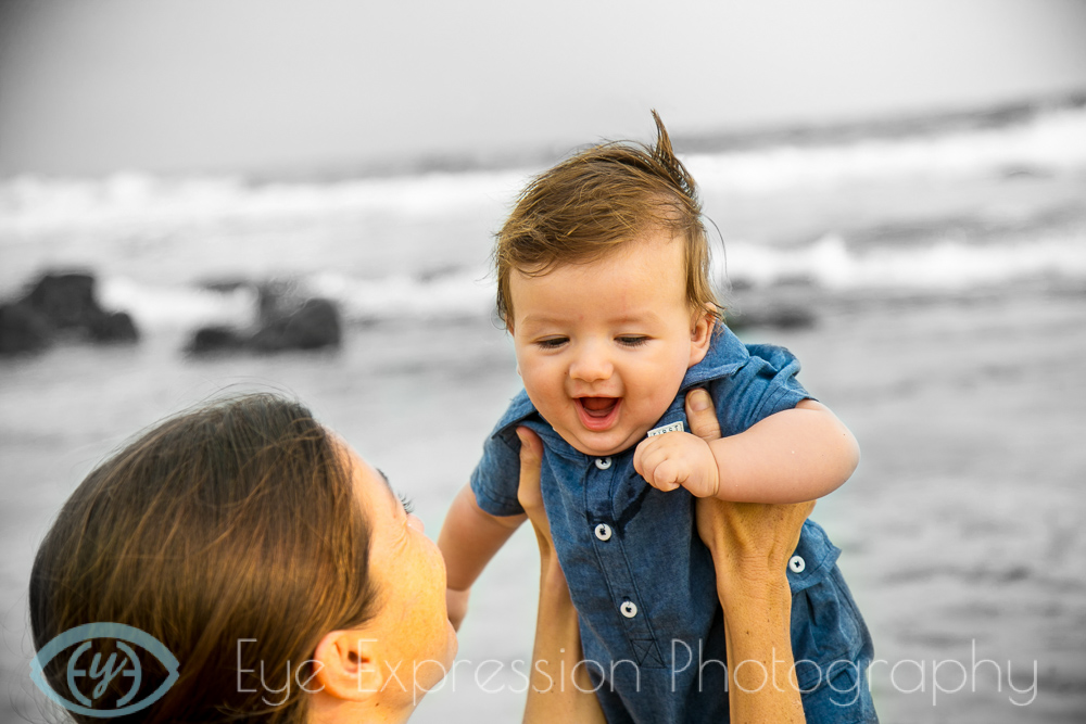 Kailua Kona newborn baby Portrait Eye Expression, Kona, HI