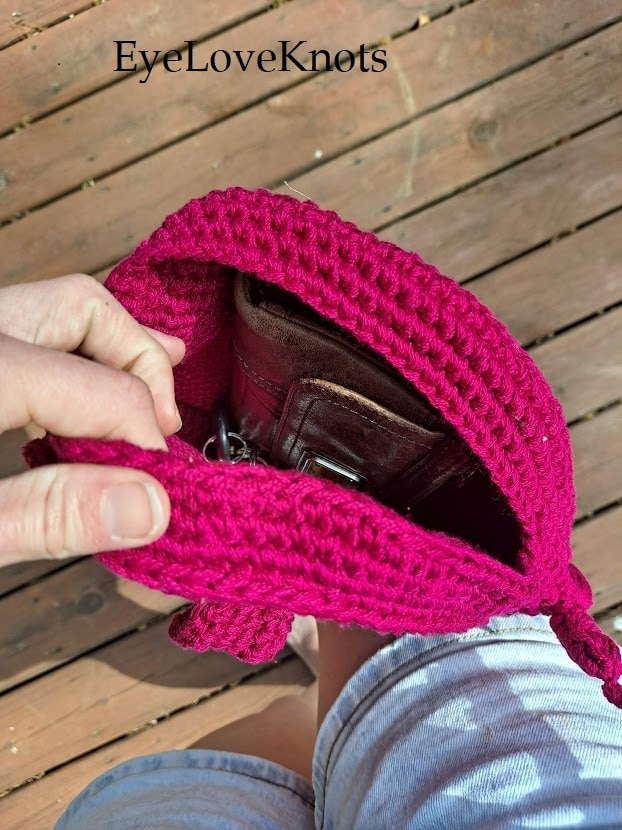 Crossbody Canteen Bag Crochet Pattern Review EyeLoveKnots