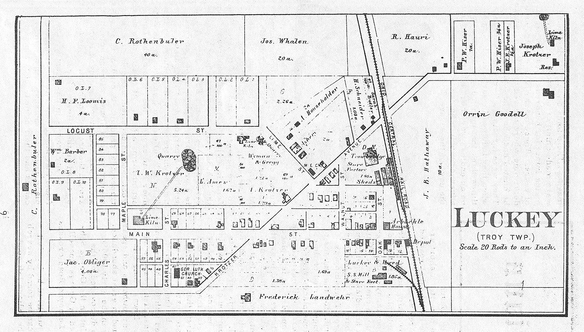 Luckey, Ohio Eye on Main Street