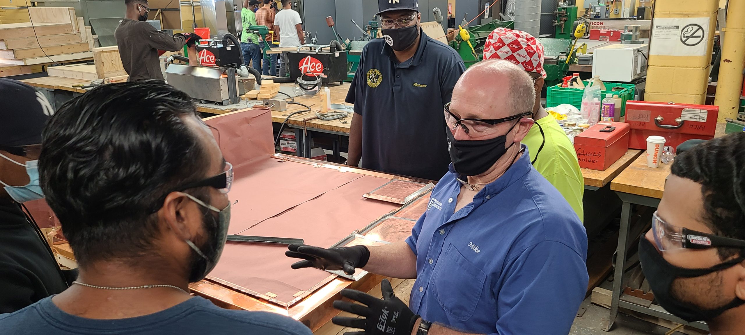 ITI, CDA host soldering training for sheet metal workers in New York