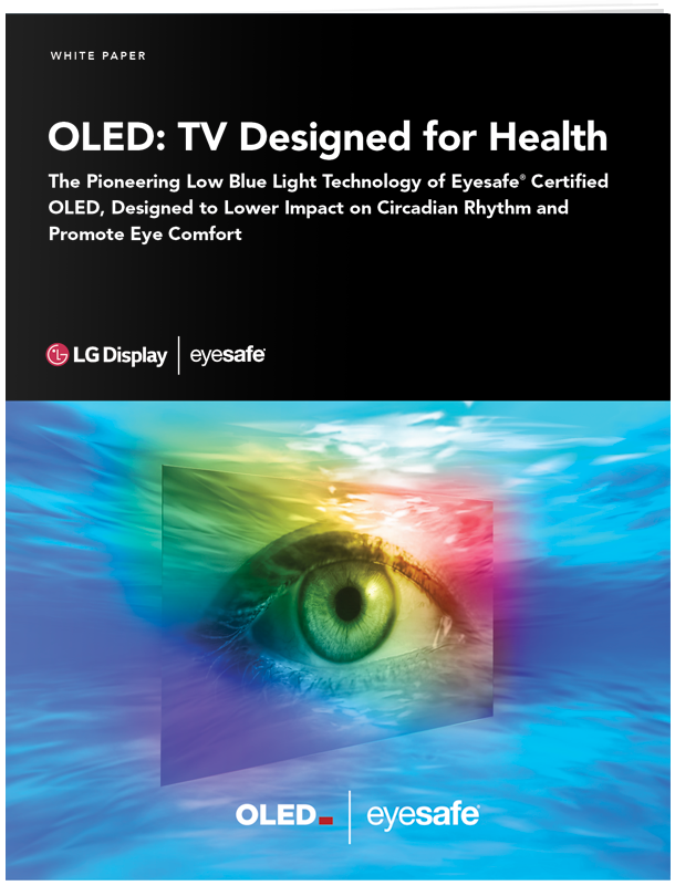 OLED Eyesafe TV by LG Display is designed for eye comfort
