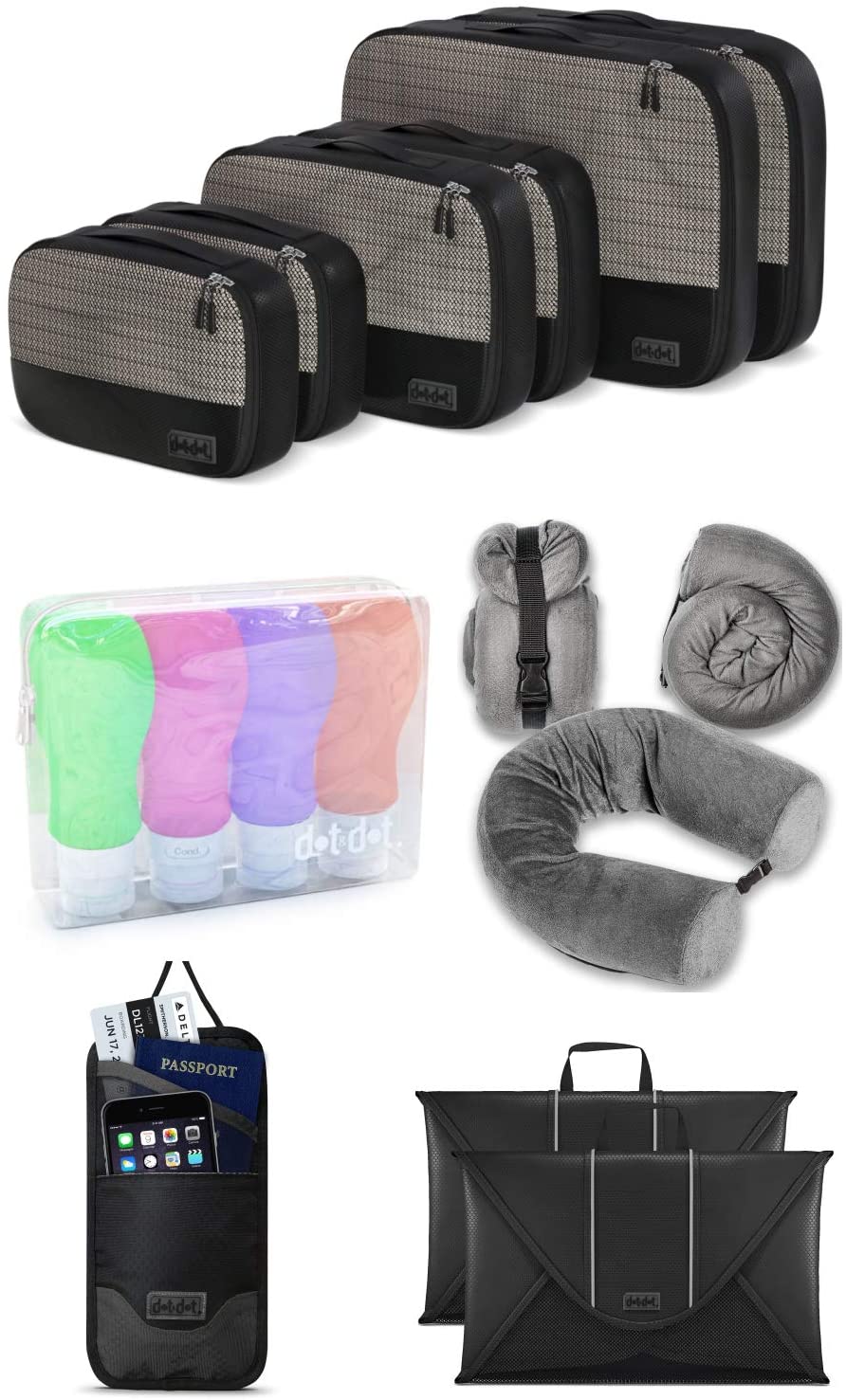 Travel Accessories Bundle Ultimate Gift for Travelers Eyesight Global