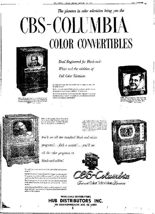 June 25, 1951…America’s First Color Broadcasts Begin On CBS Eyes Of A