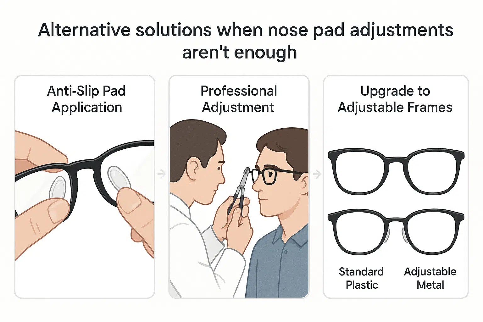 How to Adjust Nose Pads on Glasses at Home (Step-by-Step)