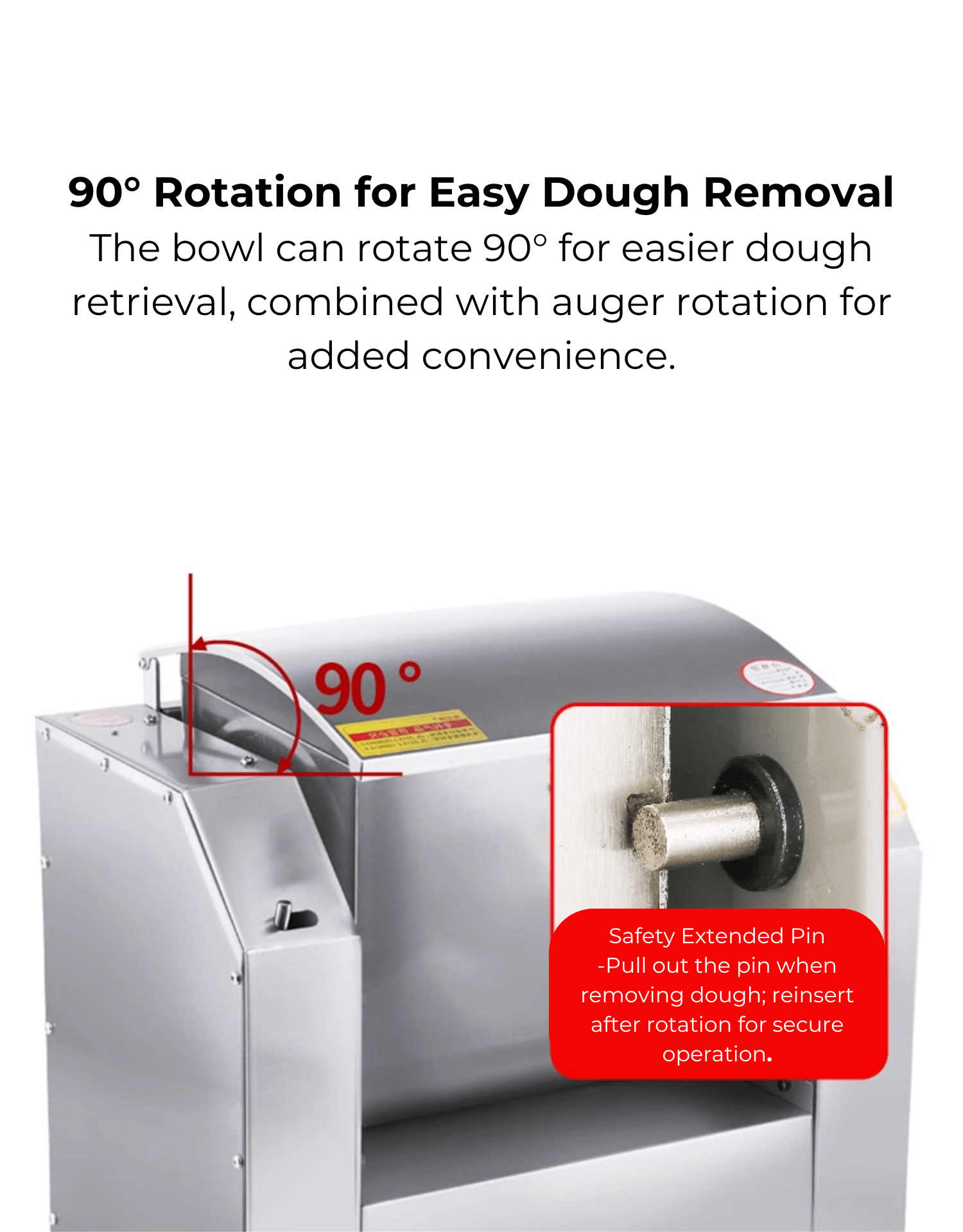 Commercial Dough Mixer Machine 2kg, 5kg, 10kg Capacity